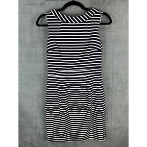 Boden Dress Womens 4P Navy Striped Sleeveless Preppy Nautical Coastal Resort